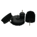 Hard nylon brushes for car washing drill brush attachments set